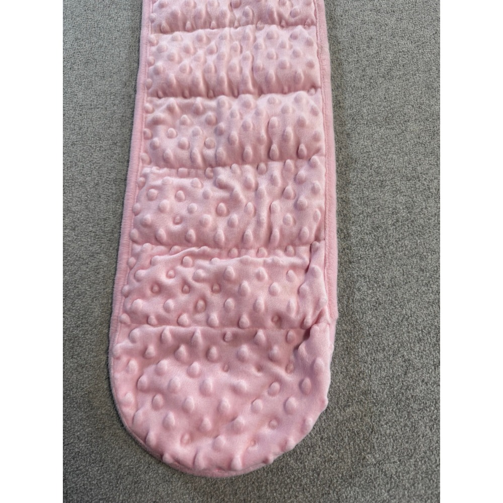 MAXTID Weighted Lap Pad Kids 1lb Pink Minky Dot Sensory Calming Blanket - Picture 2 of 11